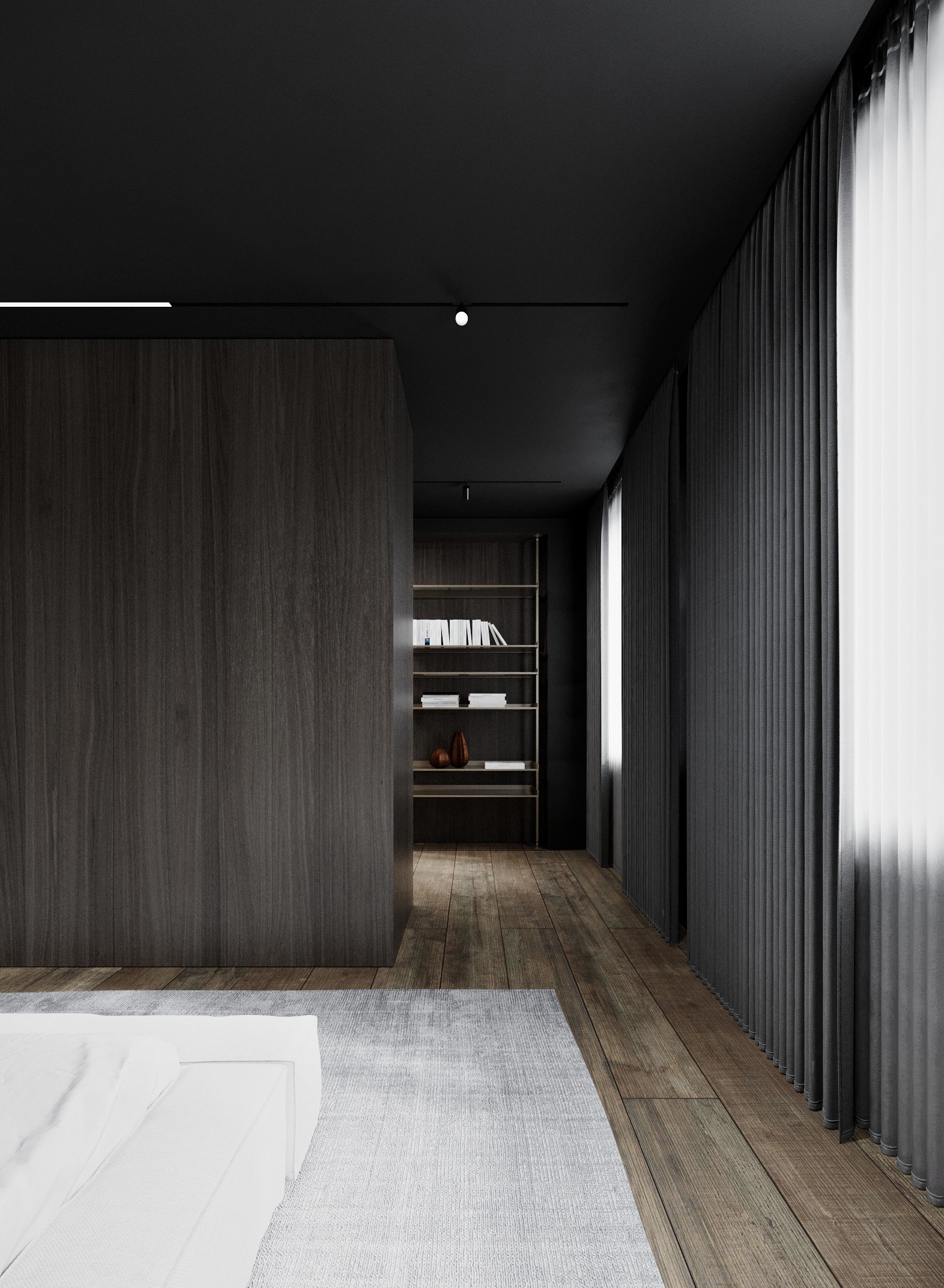 Modern apartment interior design — Современный дизайн квартиры в ЖК Хайвилл(18)