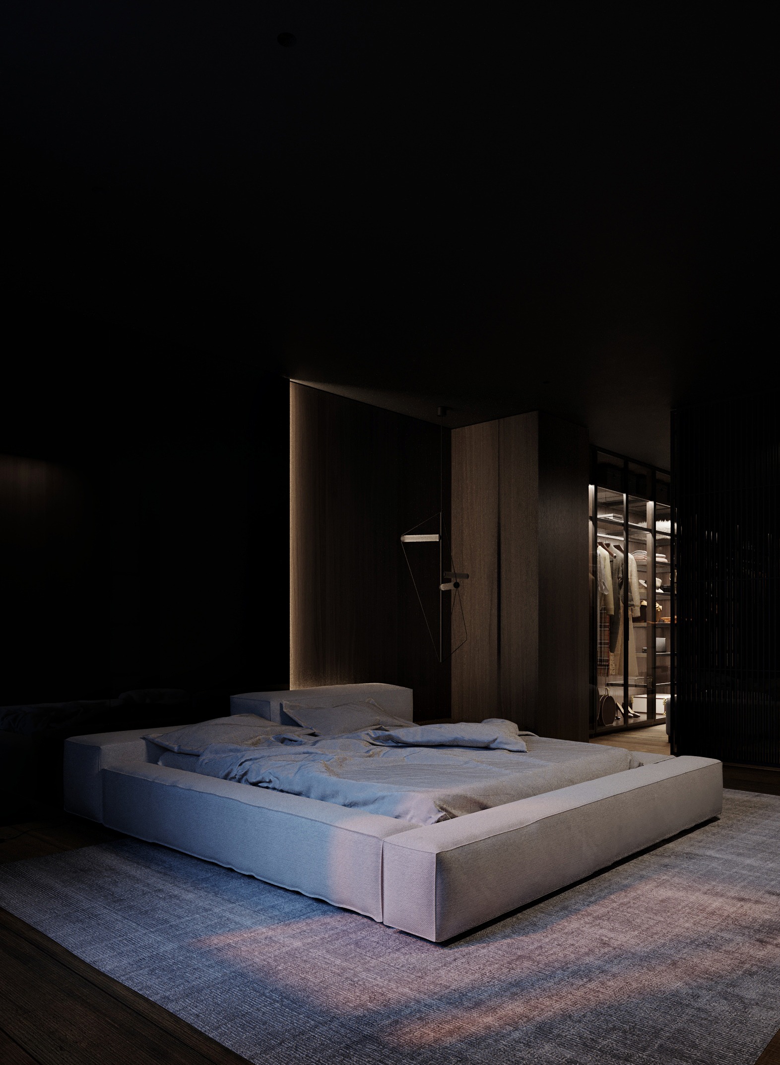 Modern apartment interior design — Современный дизайн квартиры в ЖК Хайвилл(7)