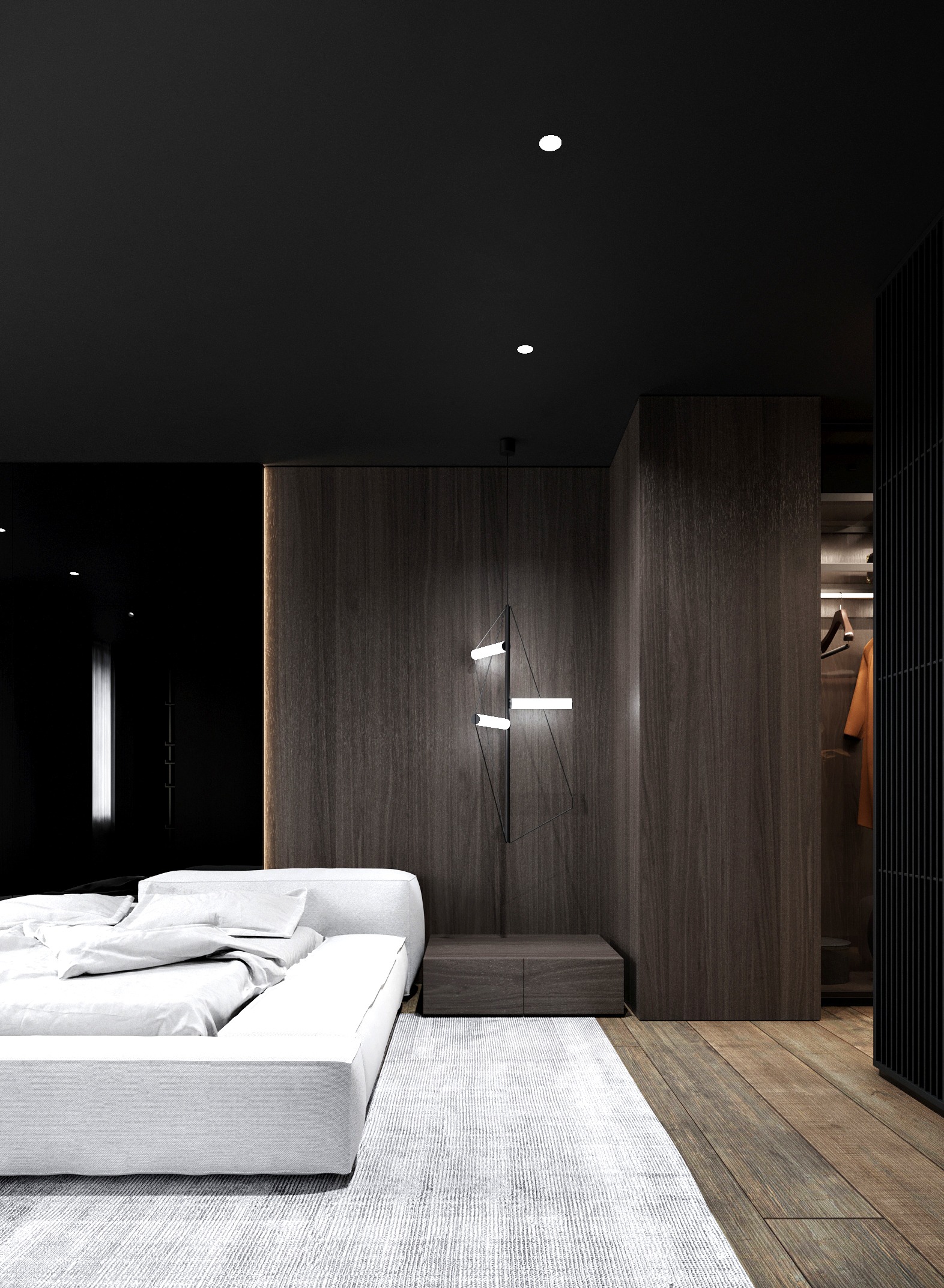 Modern apartment interior design — Современный дизайн квартиры в ЖК Хайвилл(8)