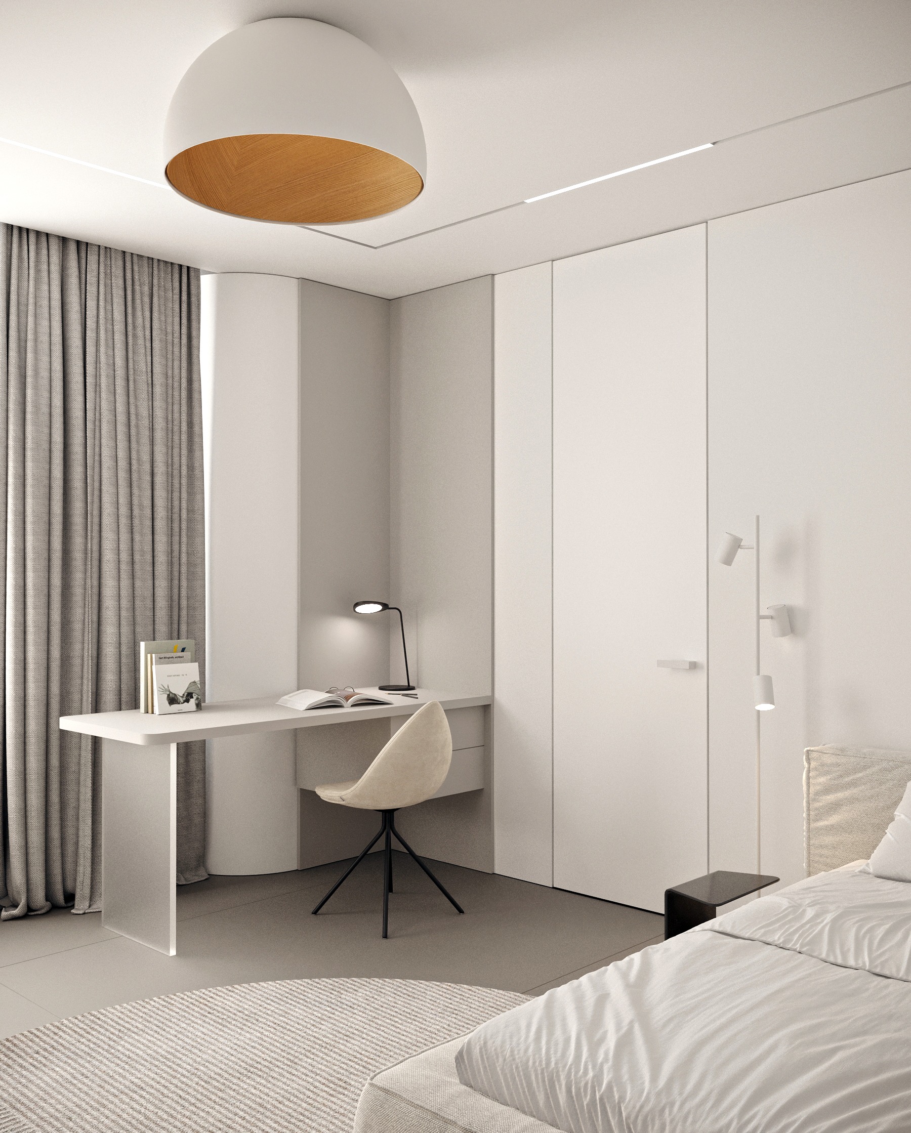 Modern apartment interior design — Современный дизайн квартиры в ЖК Хайвилл