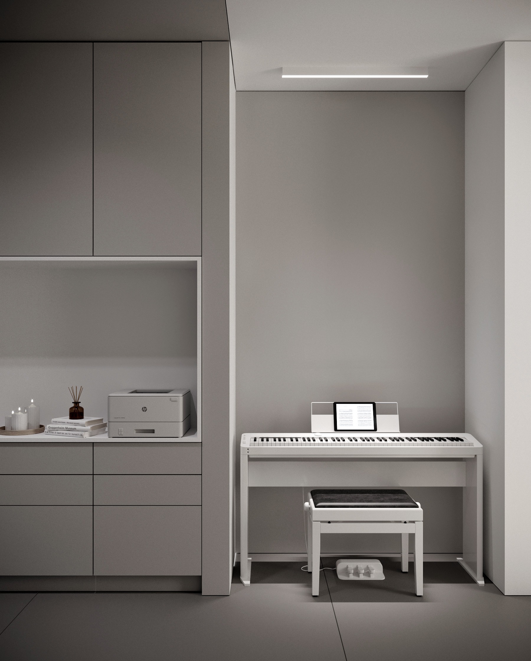 Modern apartment interior design — Современный дизайн квартиры в ЖК Хайвилл